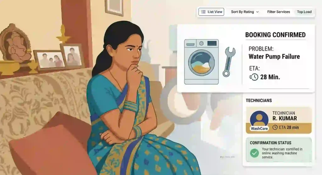Book Now Washing Machine Repair in Perumangalam