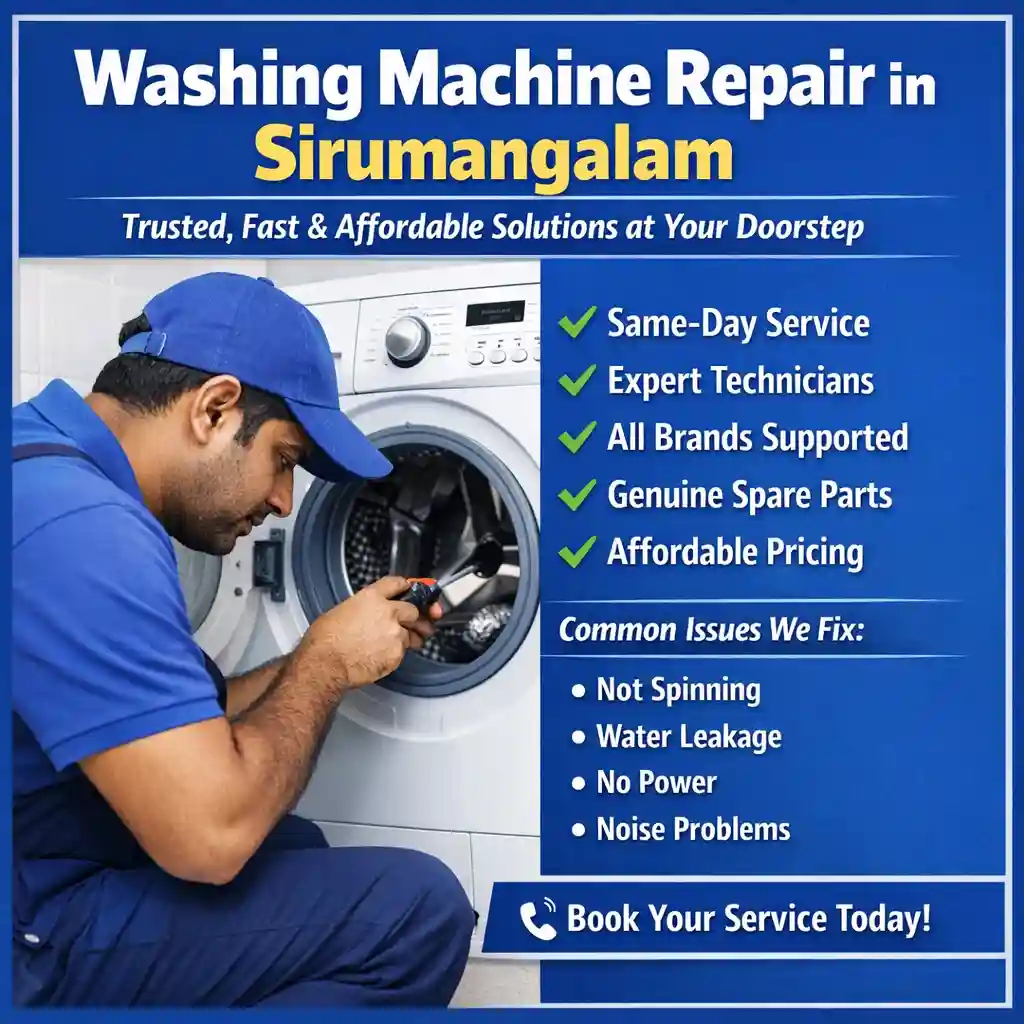 Washing Machine Repair in Sirumangalam